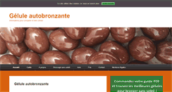 Desktop Screenshot of gelule-autobronzante.com